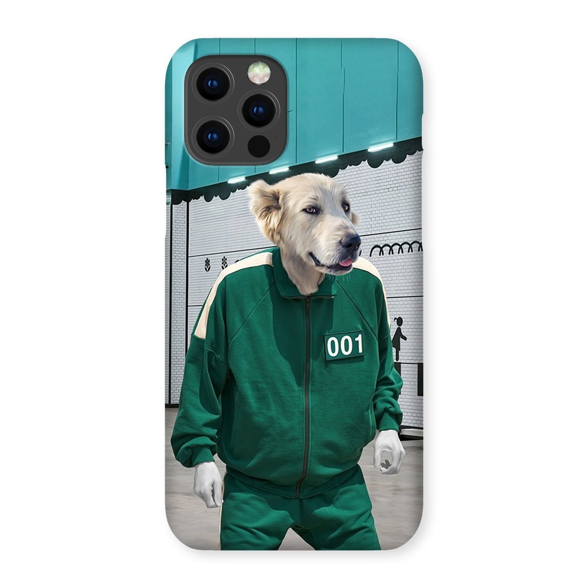 Pet Portraits | Player 101 (Squid Games Inspired): Custom Phone Case | Paw & Glory