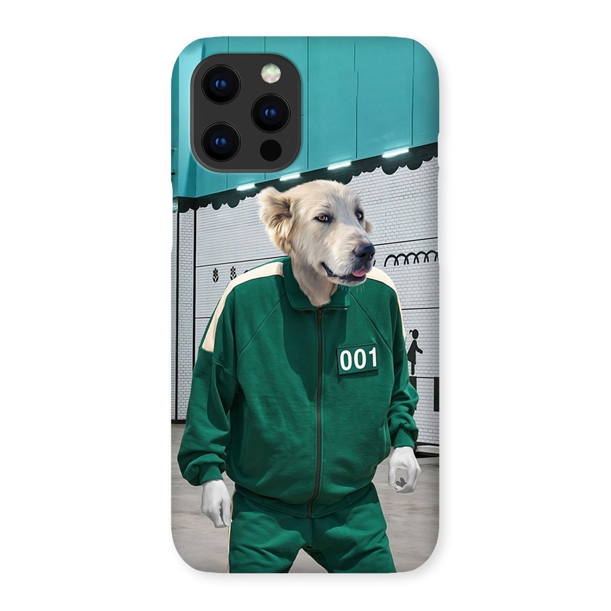 Pet Portraits | Player 101 (Squid Games Inspired): Custom Phone Case | Paw & Glory
