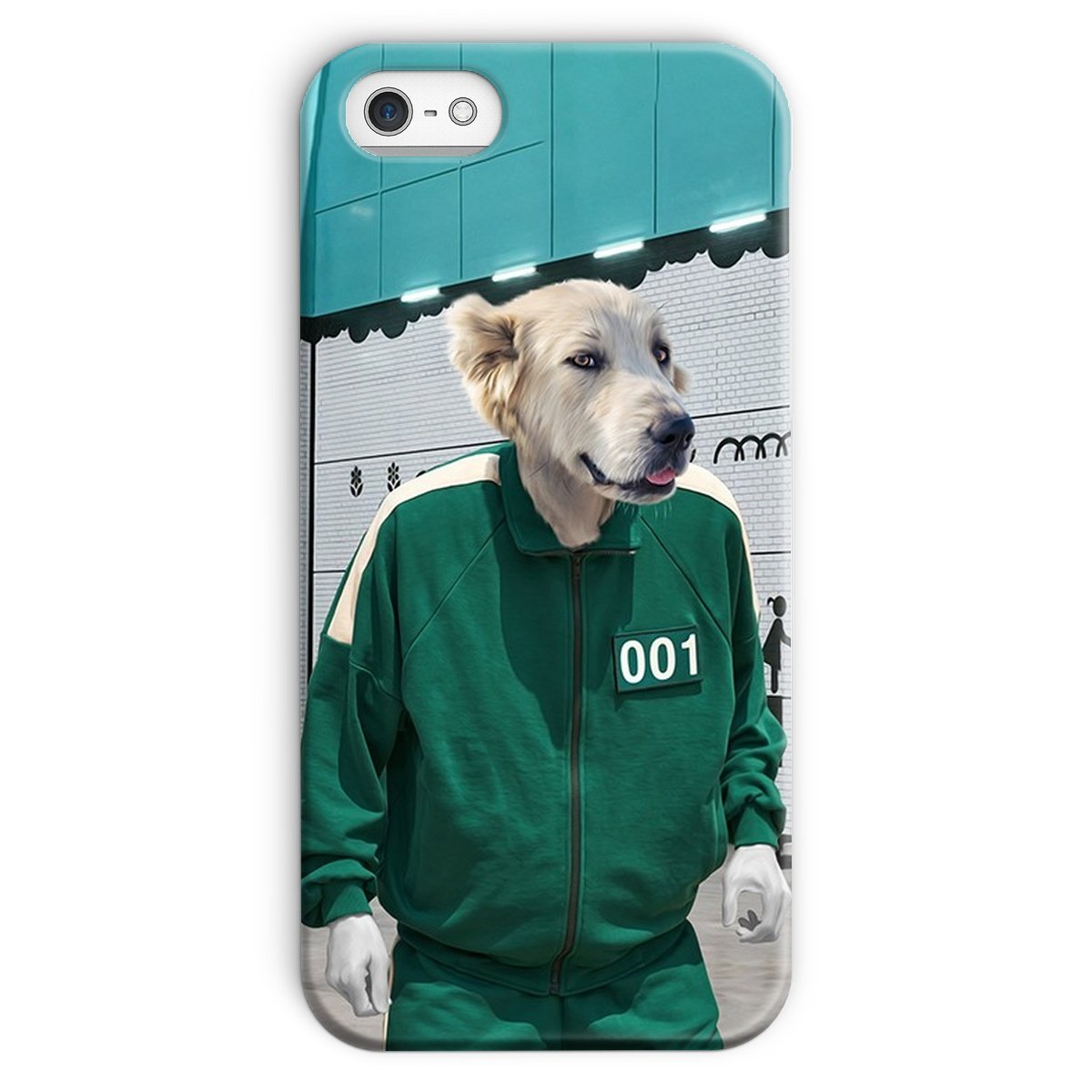 Pet Portraits | Player 101 (Squid Games Inspired): Custom Phone Case | Paw & Glory