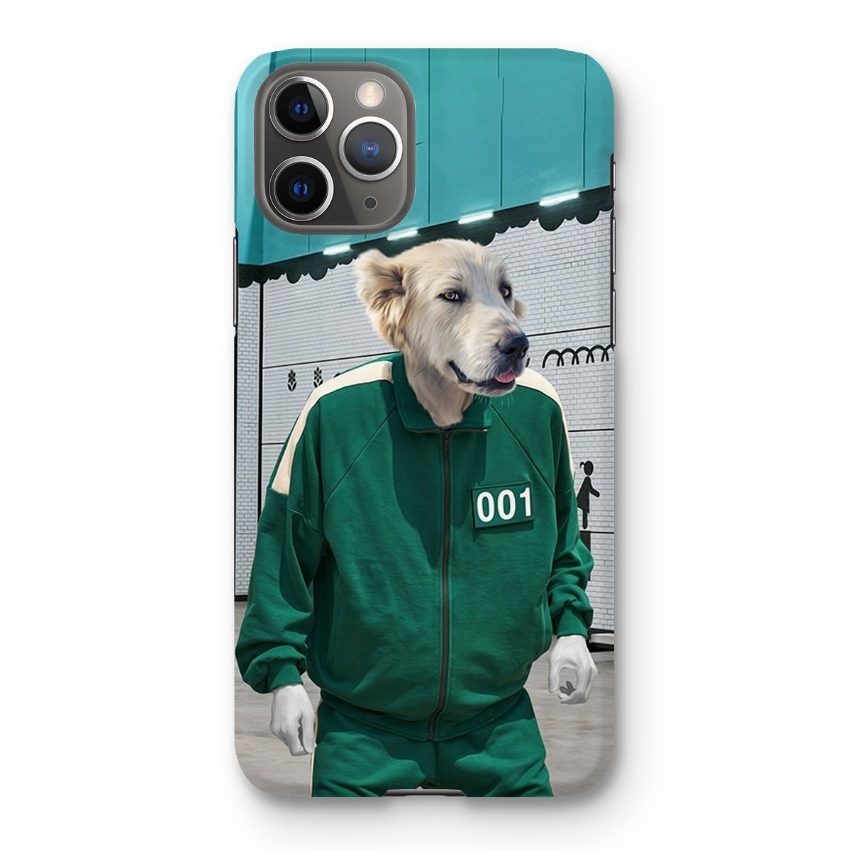 Pet Portraits | Player 101 (Squid Games Inspired): Custom Phone Case | Paw & Glory