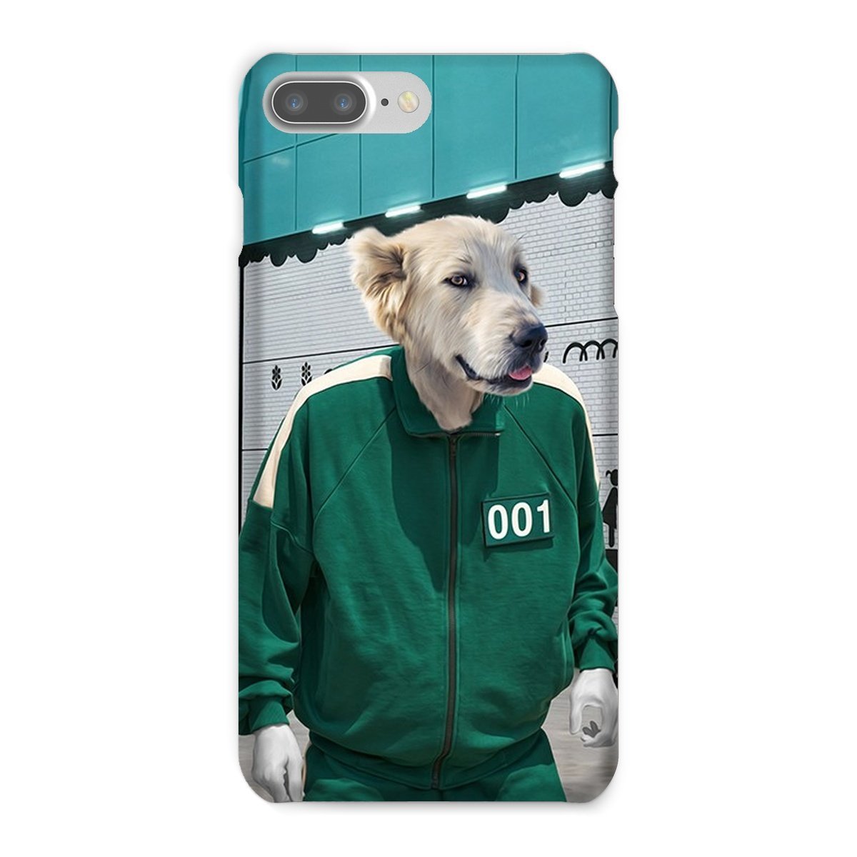 Pet Portraits | Player 101 (Squid Games Inspired): Custom Phone Case | Paw & Glory