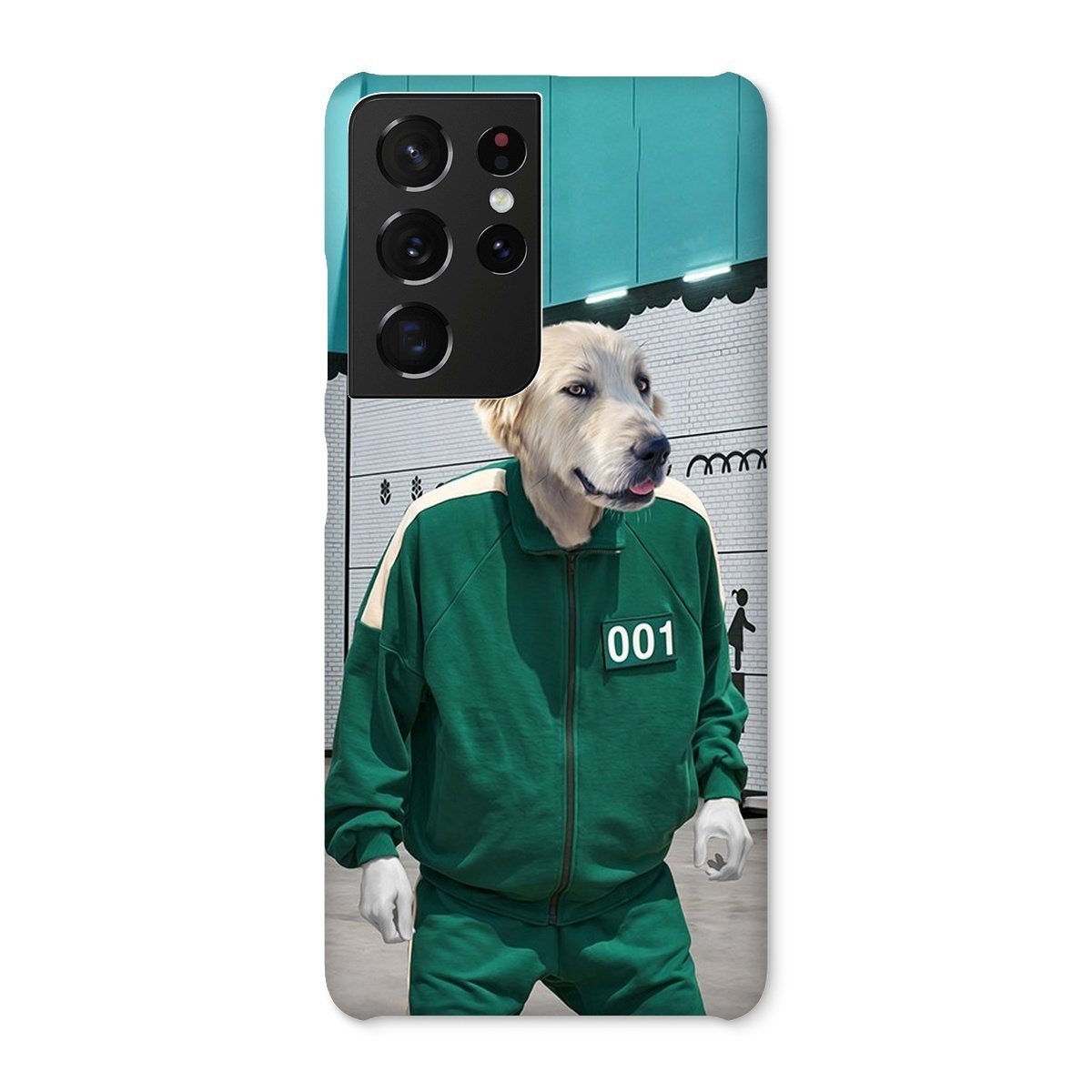 Pet Portraits | Player 101 (Squid Games Inspired): Custom Phone Case | Paw & Glory
