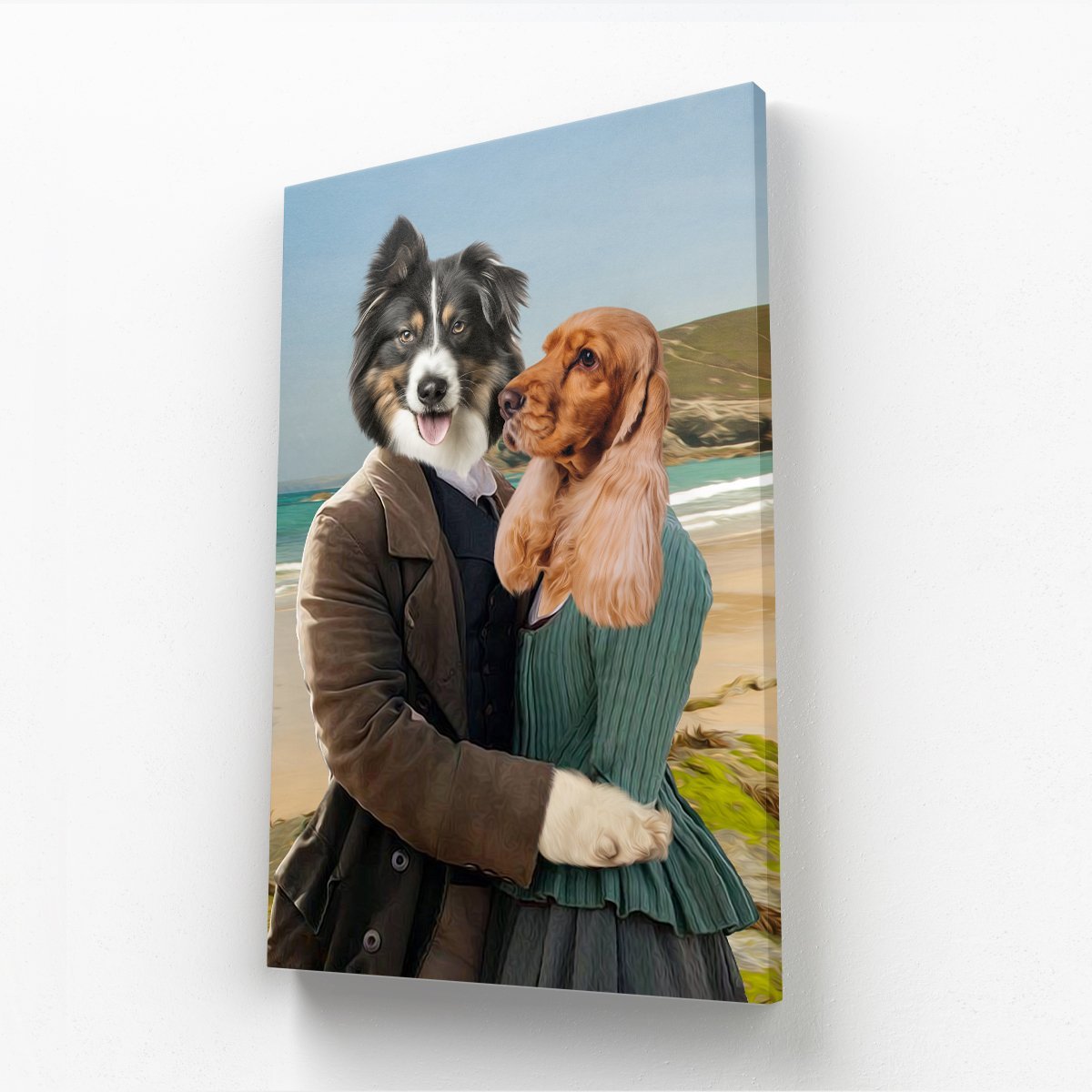 Pet Portraits | Poldark: Custom Pet Canvas | Paw & Glory