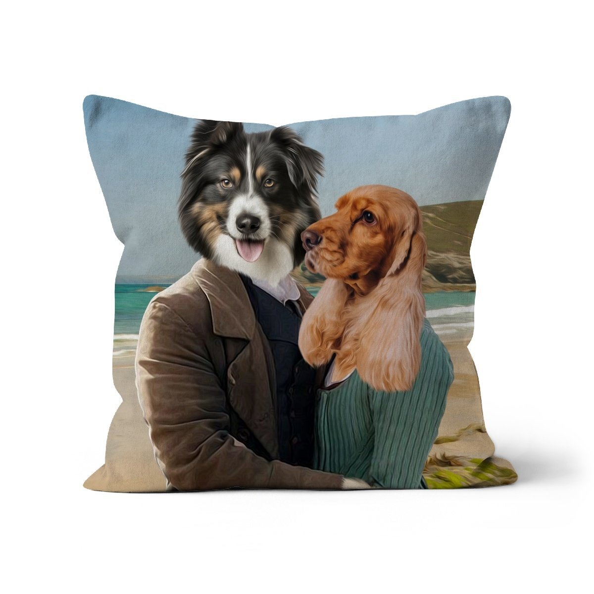 Pet Portraits | Poldark: Custom Pet Pillow | Paw & Glory