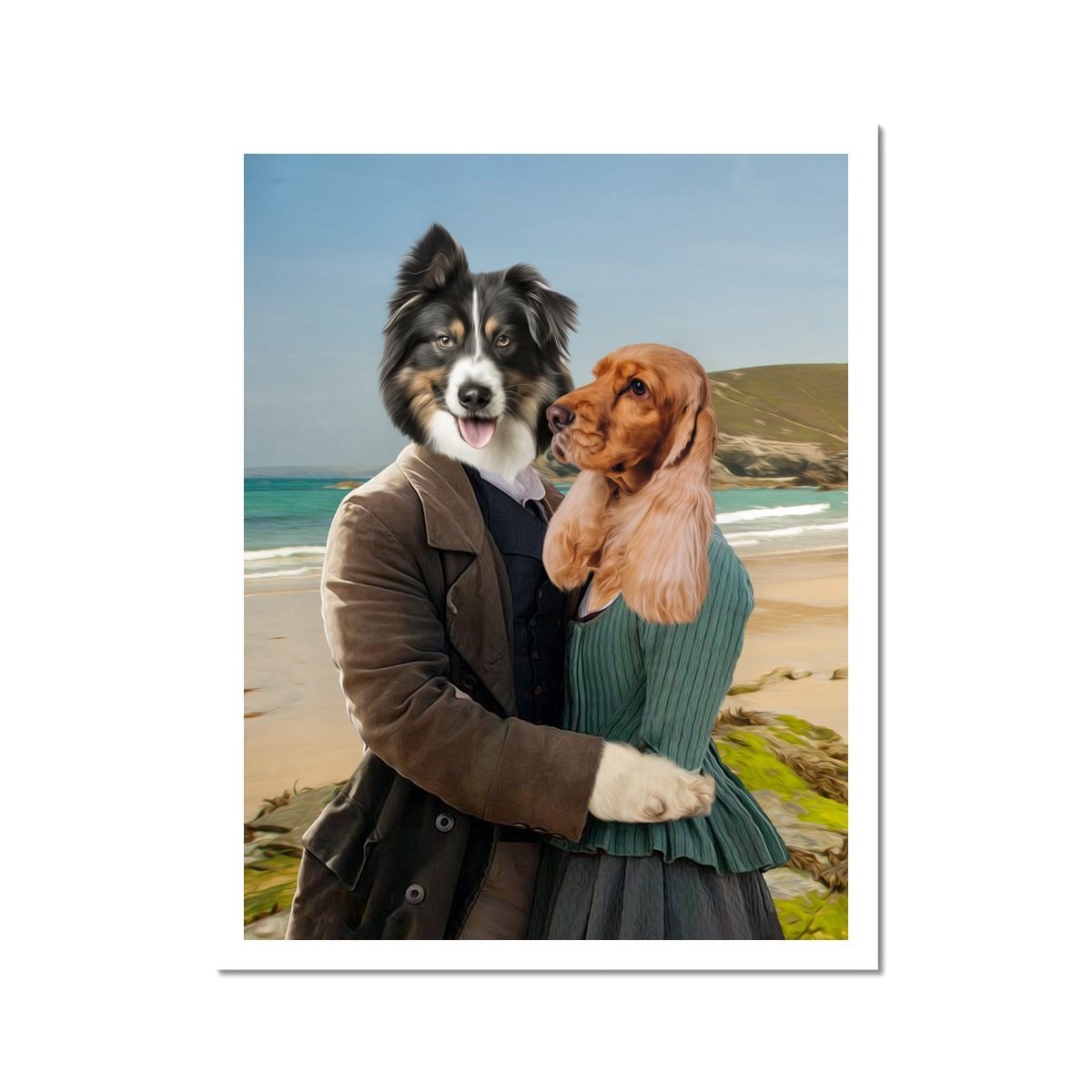 Pet Portraits | Poldark: Custom Pet Poster | Paw & Glory