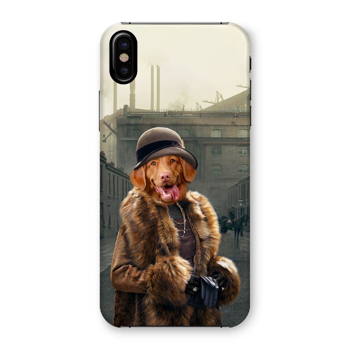 Pet Portraits | Polly (Peaky Blinders Inspired): Custom Pet Phone Case | Paw & Glory