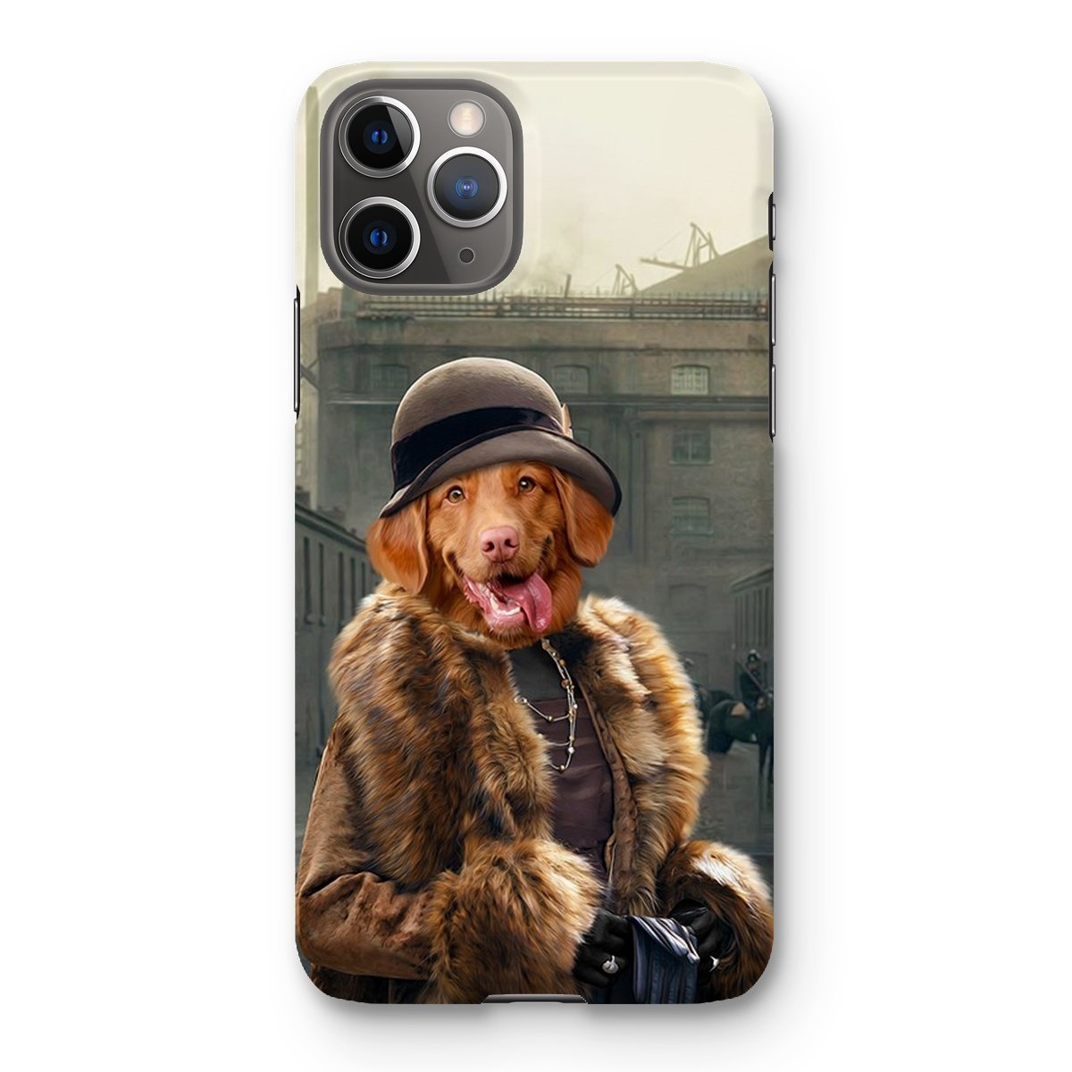 Polly (Peaky Blinders Inspired): Custom Pet Phone Case - Paw & Glory - Dog Portraits - Pet Portraits
