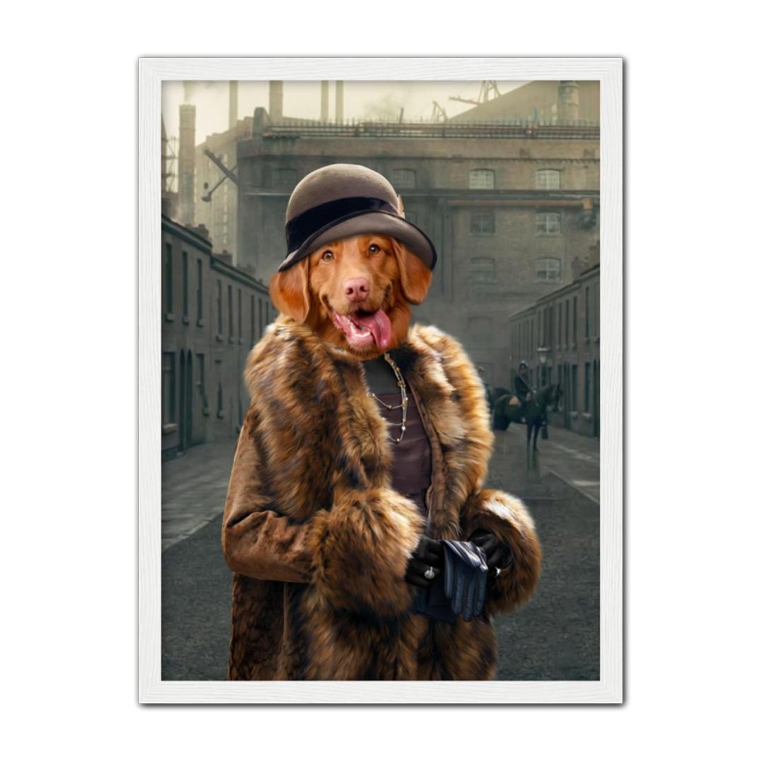 Pet Portraits | Polly (Peaky Blinders Inspired): Custom Pet Portrait | Paw & Glory