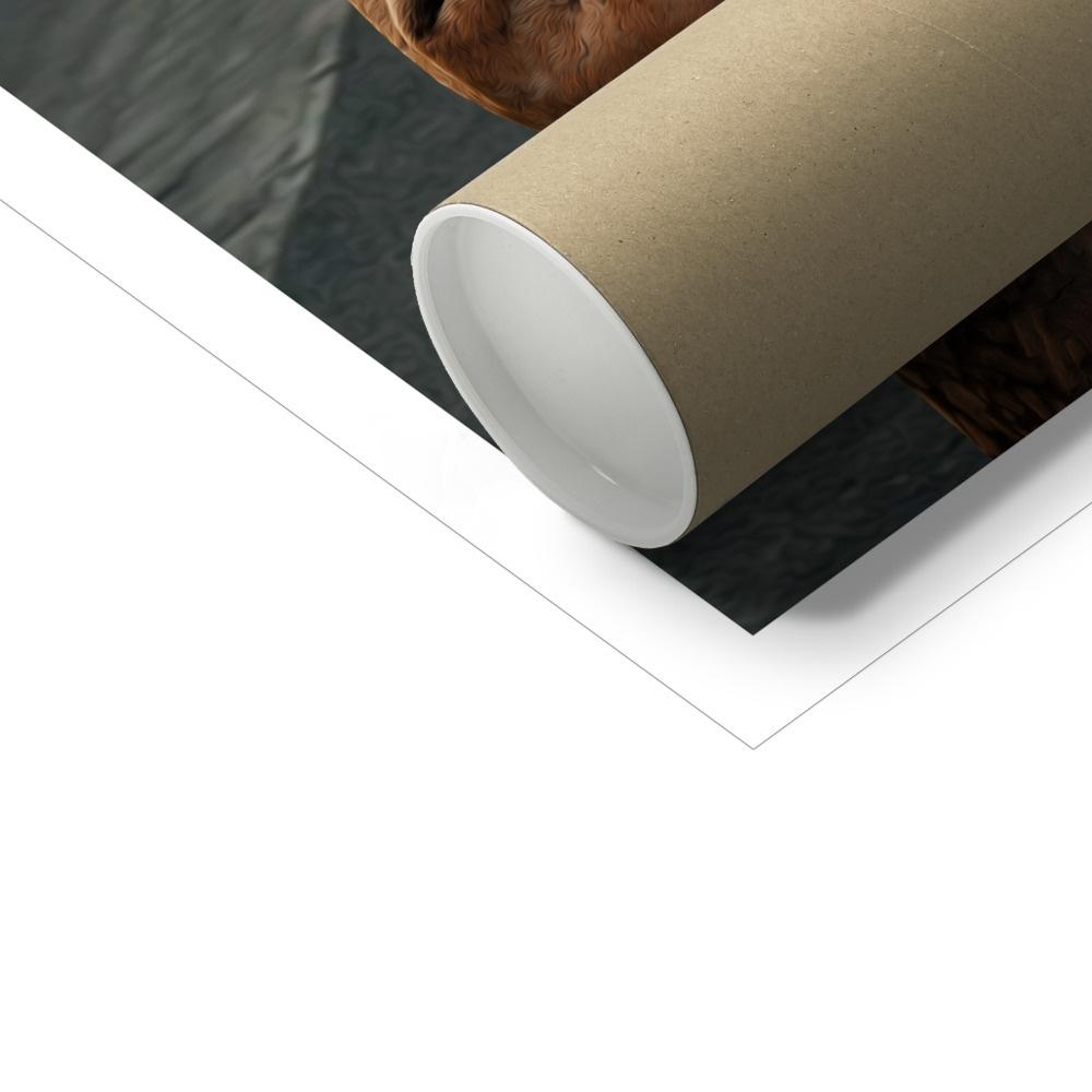 Pet Portraits | Polly (Peaky Blinders Inspired): Custom Pet Poster | Paw & Glory