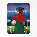 Portugal Football Team (FIFA 2022): Custom Pet Blanket