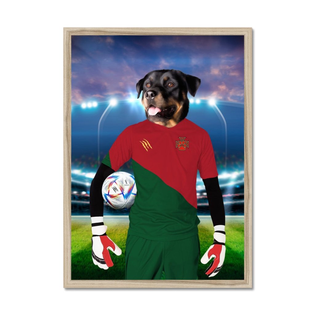 Pet Portraits | Portugal Football Team (FIFA 2022): Custom Pet Portrait | Paw & Glory