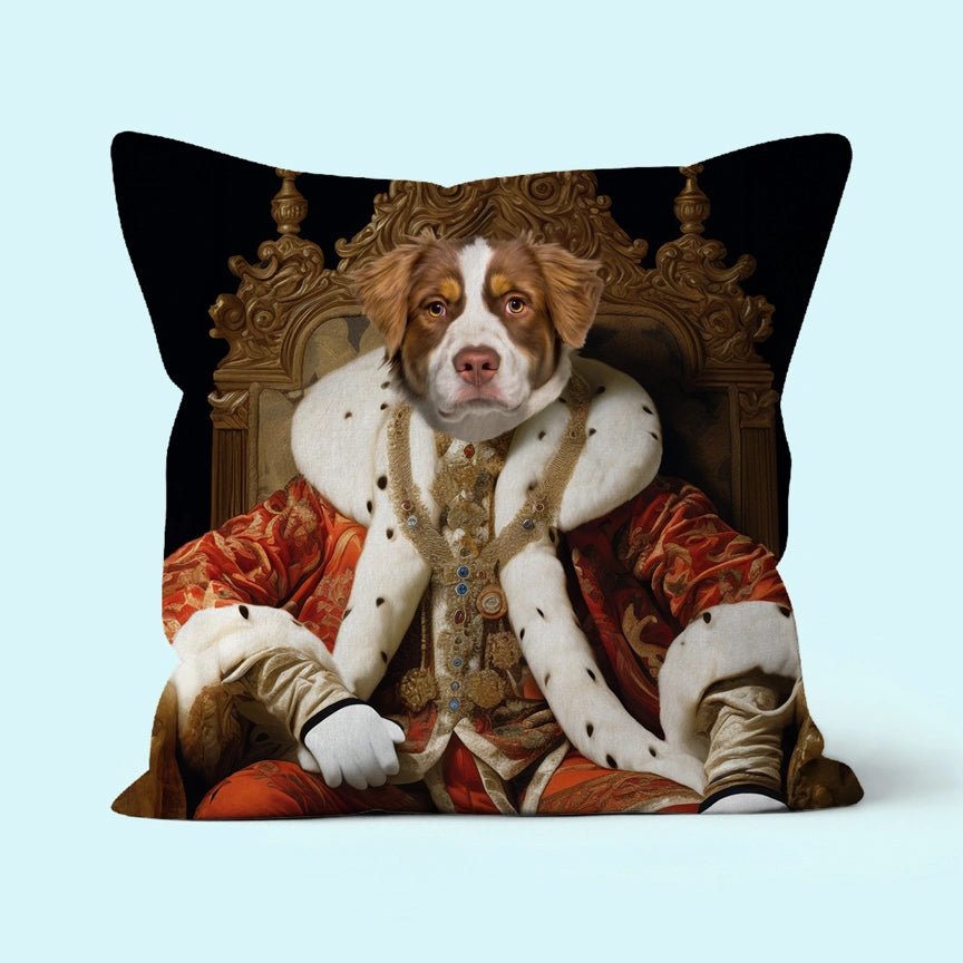 Pet Portraits | Prince Consort: Custom Pet Pillow | Paw & Glory