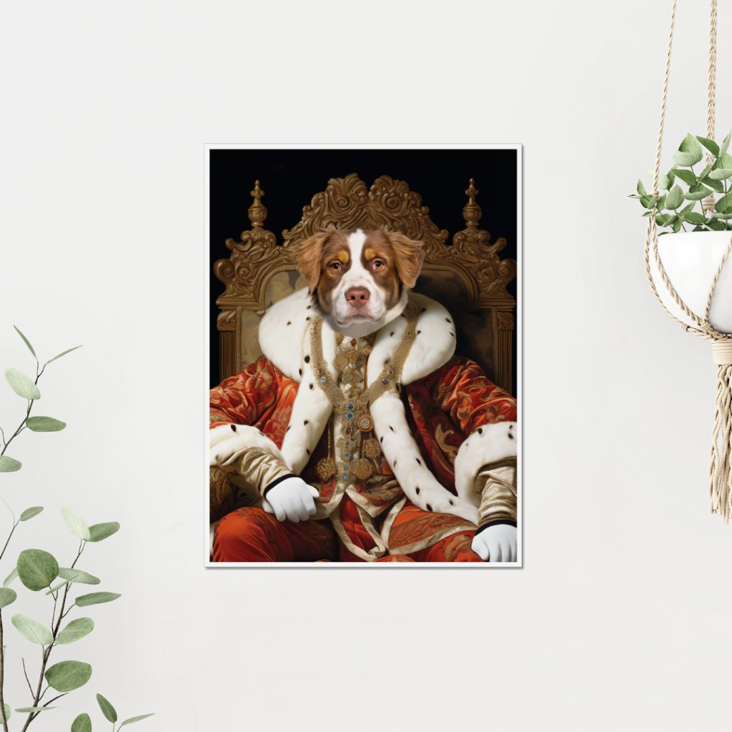 Pet Portraits | Prince Consort: Custom Pet Poster | Paw & Glory