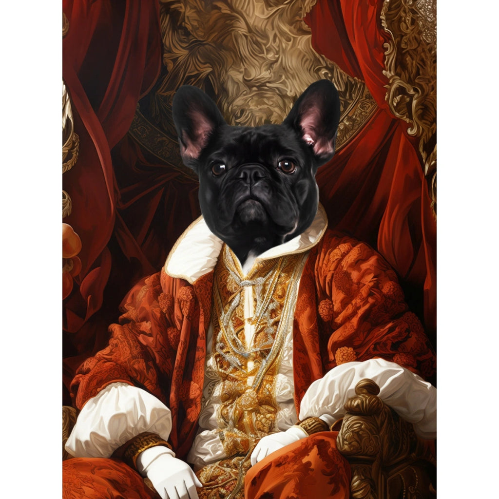 Prince: Custom Digital Download Pet Portrait - Paw & Glory - Dog Portraits - Pet Portraits