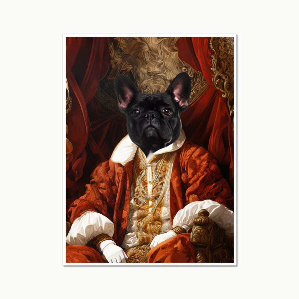 Pet Portraits | Prince: Custom Pet Poster | Paw & Glory