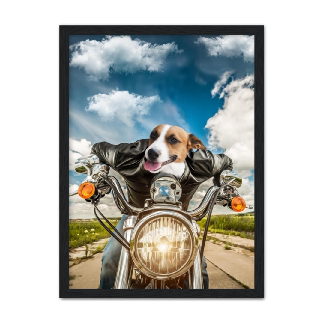 Pet Portraits | Print Your Digital 1 Pet Artwork On A Portrait | Paw & Glory