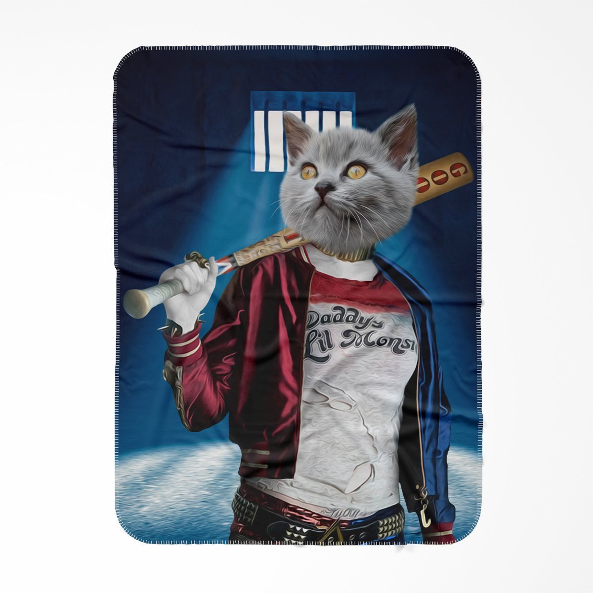 Pet Portraits | Print Your Digital 1 Pet Portrait On A Blanket | Paw & Glory