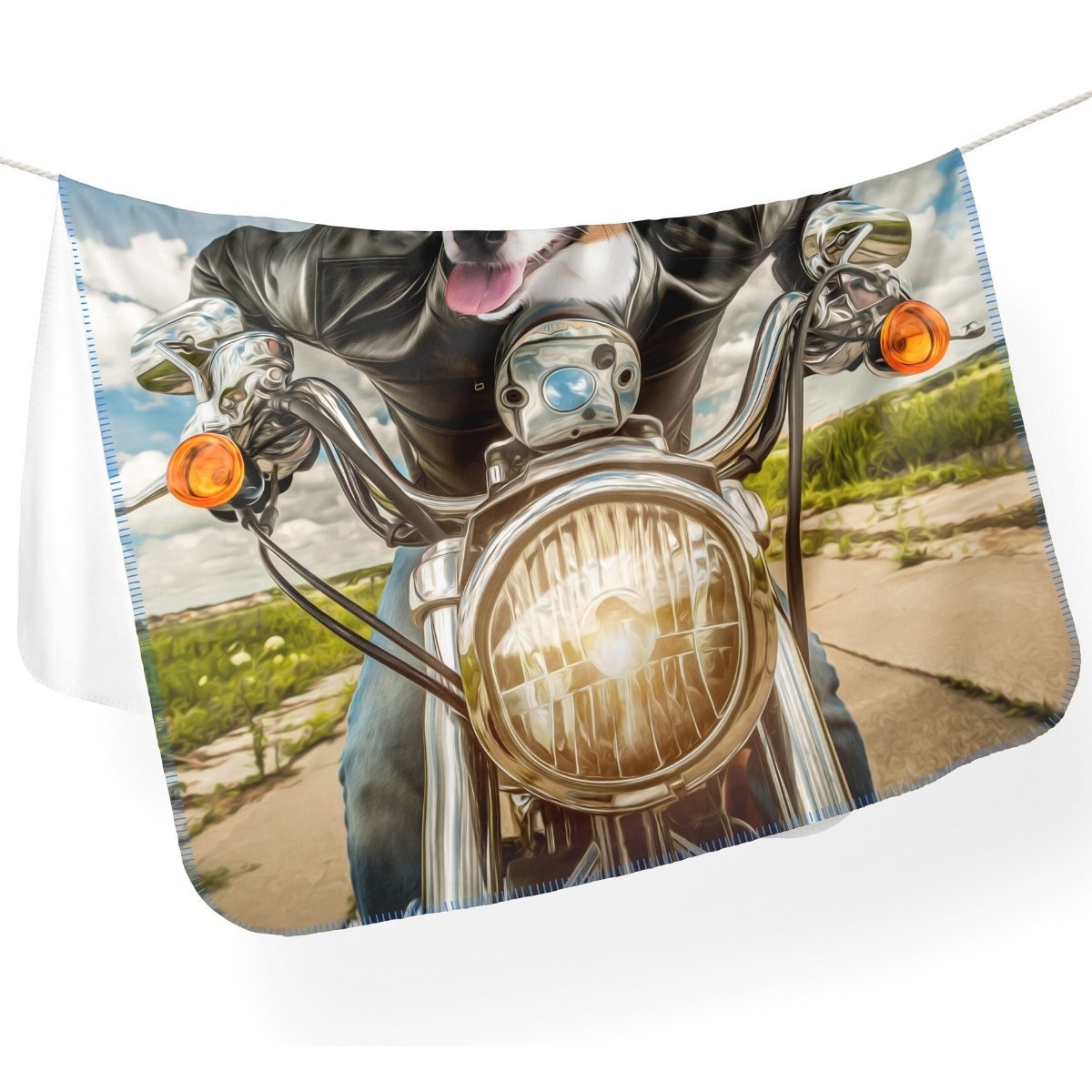 Pet Portraits | Print Your Digital 1 Pet Portrait On A Blanket | Paw & Glory