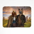 Print Your Digital 2 Pet Portrait On A Blanket