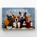 Print Your Digital 4 Pet Portrait On A Canvas