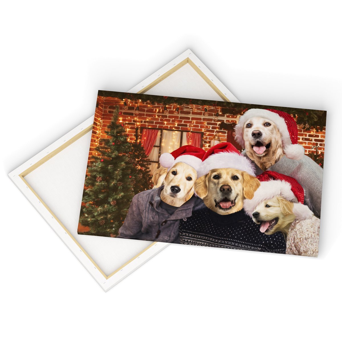 Print Your Digital 4 Pet Portrait On A Canvas - Paw & Glory - Dog Portraits - Pet Portraits