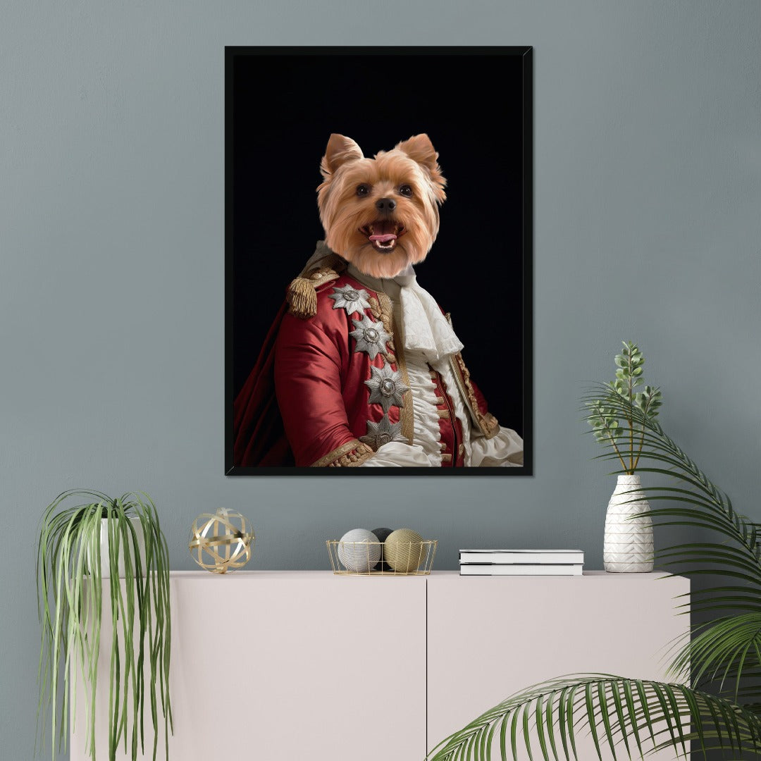 Paw & Glory, paw and glory, noble pets, pet renaissance portrait, framed pet portraits, pet face canvas, renaissance painting of dog, turn dog into portrait, pet portraits