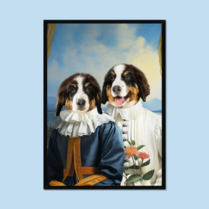 Paw & Glory, pawandglory, dog and couple portrait, original pet portraits, aristocratic dog portraits, dog portraits singapore, dog portrait images, pet portrait