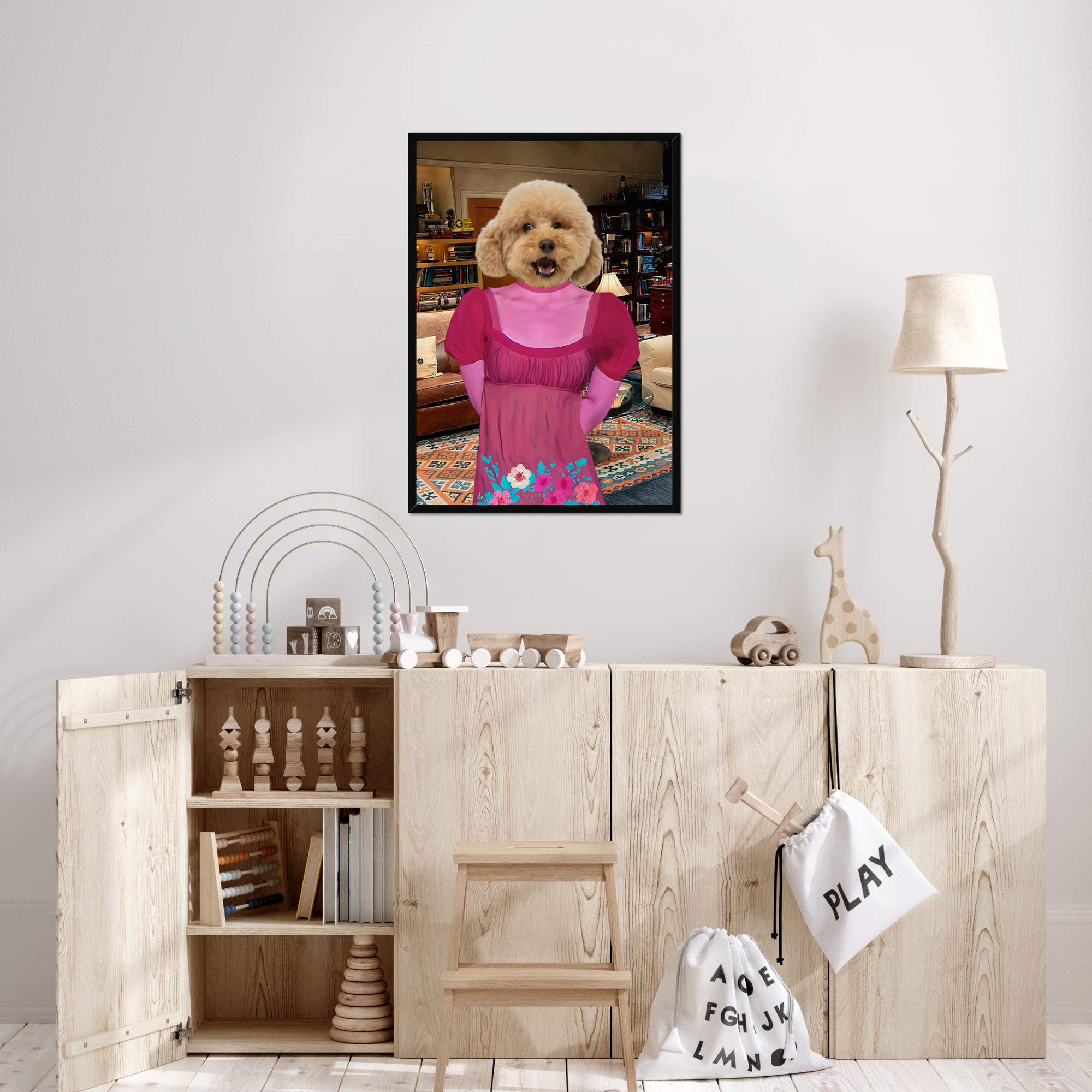 Paw & Glory, pawandglory, custom pet painting, dog canvas art, paintings of pets from photos, custom dog painting, pet portraits, funny dog paintings, small dog portrait