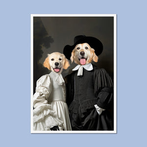 Paw & Glory, pawandglory, pictures for pets, louvenir pet portrait, pet portraits, funny dog paintings, personalized pet and owner canvas, dog and couple portrait, pet portrait