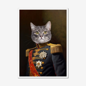 Paw & Glory, paw and glory, pet portraits victorian, cats in uniform, painted dog canvas, framed pet portrait, pet pictures royal, pet portrait