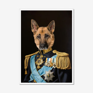 Paw & Glory, paw and glory, pet portraits victorian, cats in uniform, painted dog canvas, framed pet portrait, pet pictures royal, pet portrait