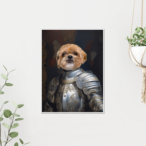 Paw & Glory, pawandglory, best dog paintings, digital pet paintings, pet portrait admiral, professional pet photos, custom pet paintings, the general portrait, pet portraits