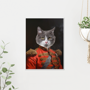 Paw & Glory, paw and glory, cat portrait royal, pets as royalty, digital drawing of dog, print dog, draw my pet, personalized animal portraits, pet portraits