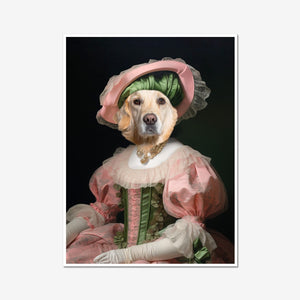 Paw & Glory, paw and glory, portraits of pets in costumes, dog painting custom, print your pets, paint your pets portrait, portrait of animals, pet portraits