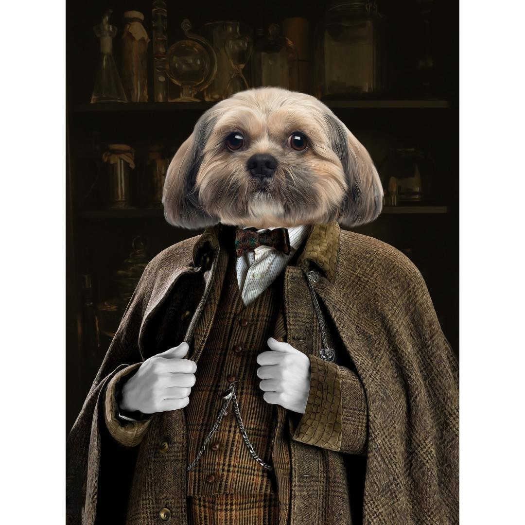 Pet Portraits | Professor Slughorn (Harry Potter Inspired): Custom Digital Download Pet Portrait | Paw & Glory