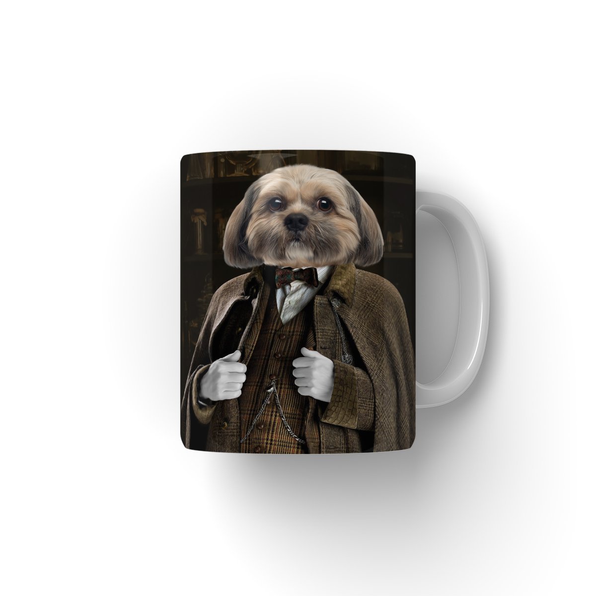 Pet Portraits | Professor Slughorn (Harry Potter Inspired): Custom Pet Coffee Mug | Paw & Glory