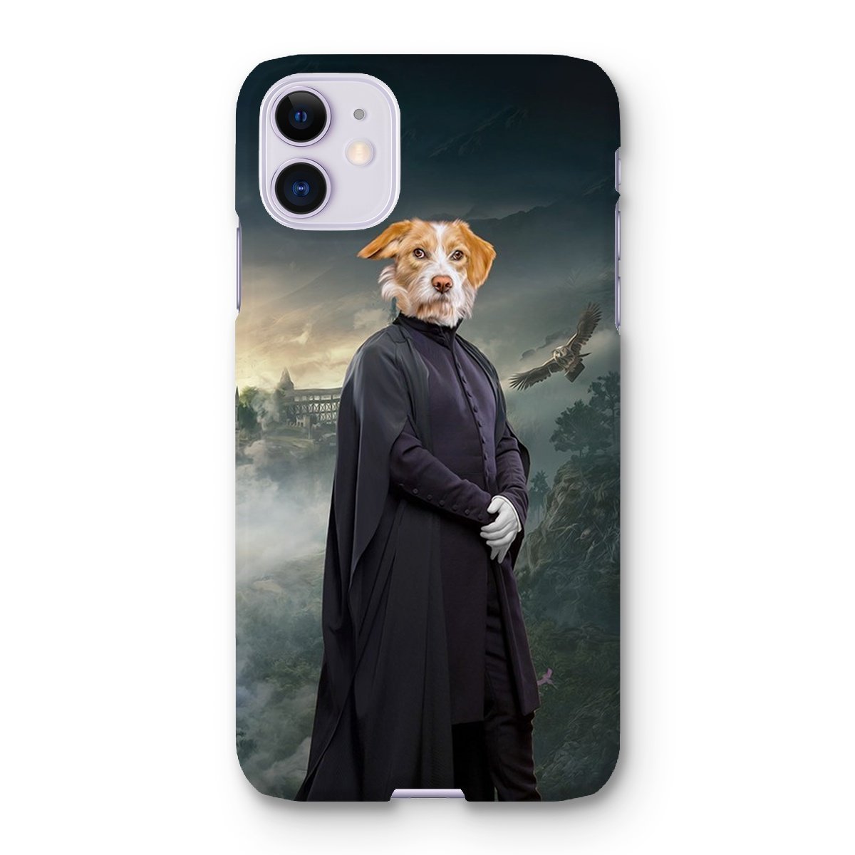 Pet Portraits | Professor Snape (Harry Potter Inspired): Custom Pet Phone Case | Paw & Glory