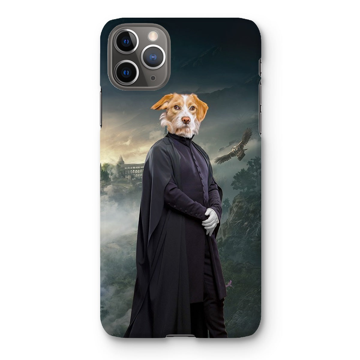 Pet Portraits | Professor Snape (Harry Potter Inspired): Custom Pet Phone Case | Paw & Glory