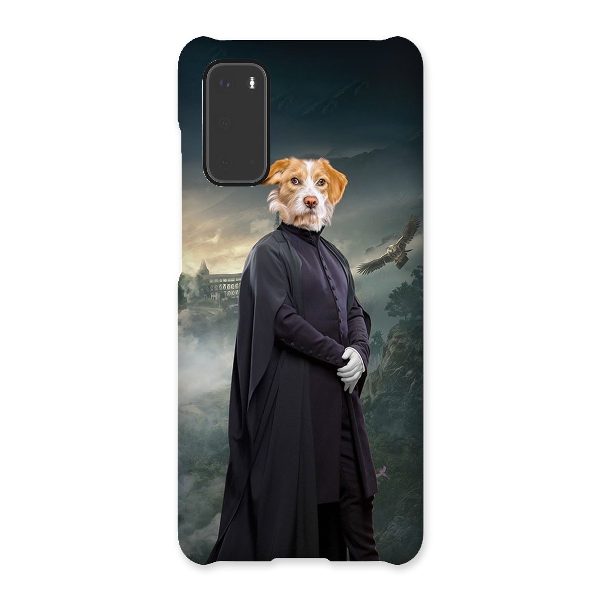 Pet Portraits | Professor Snape (Harry Potter Inspired): Custom Pet Phone Case | Paw & Glory