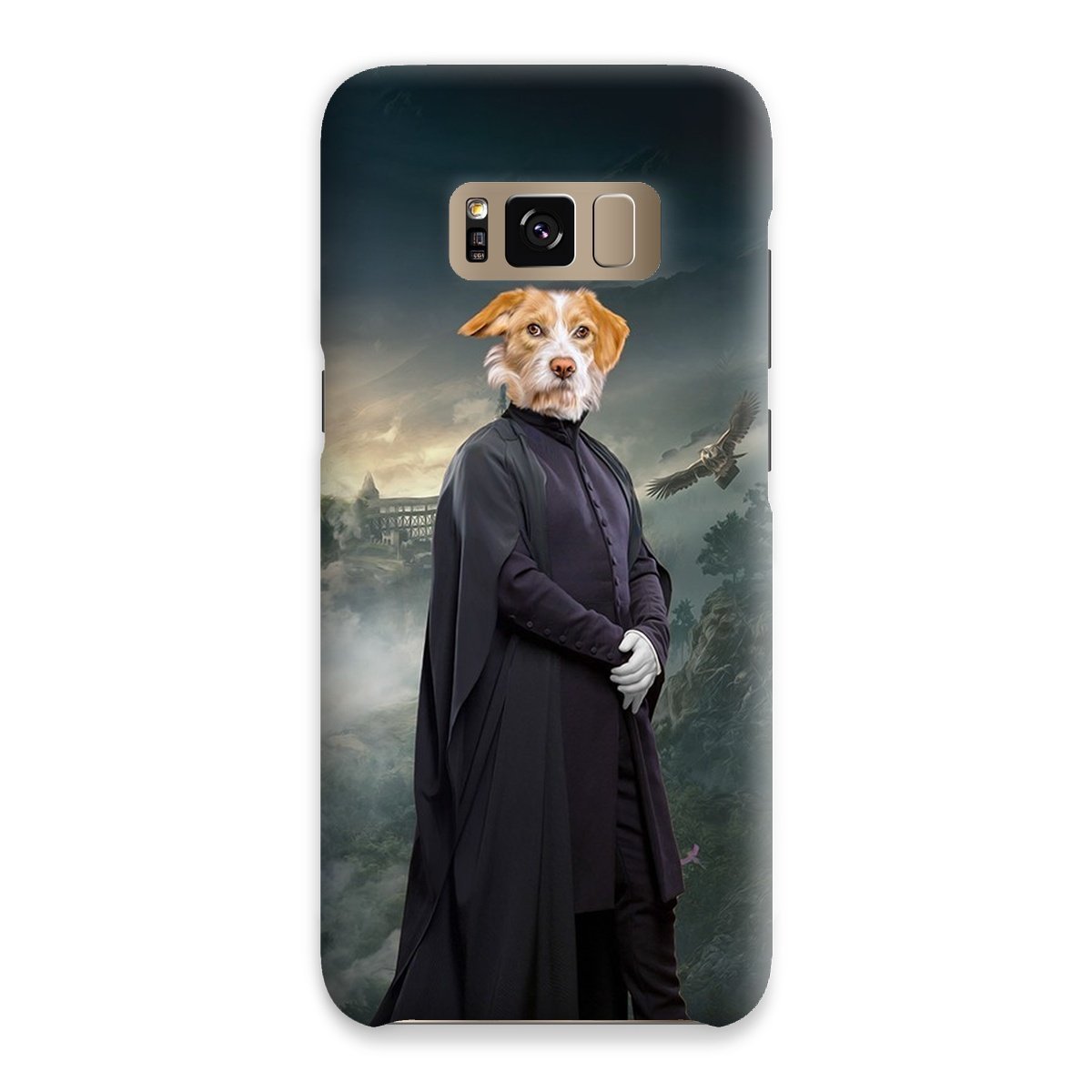 Pet Portraits | Professor Snape (Harry Potter Inspired): Custom Pet Phone Case | Paw & Glory
