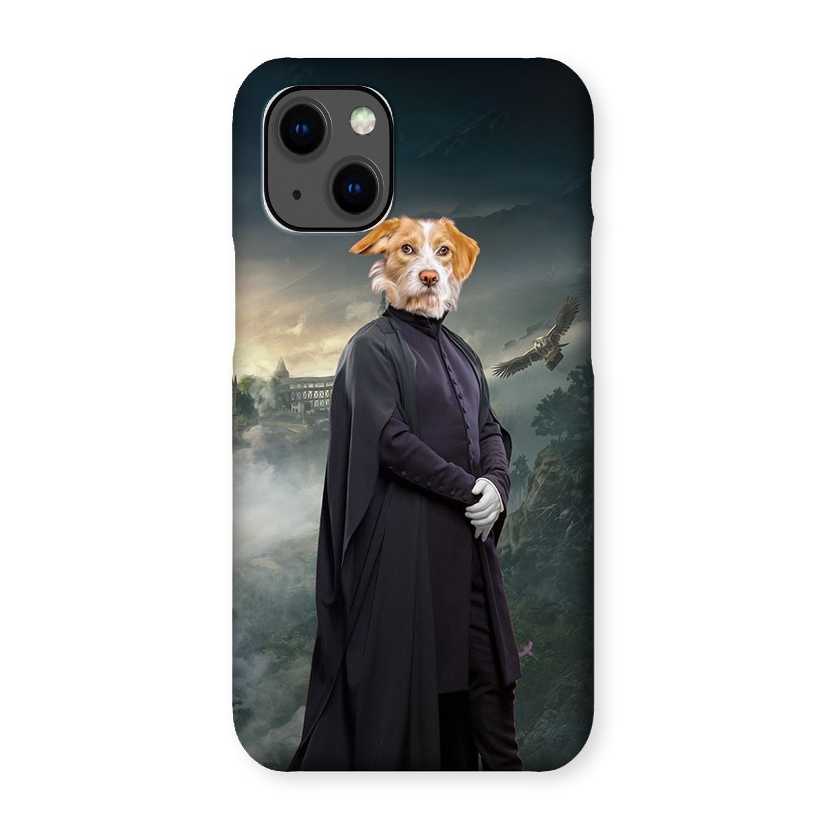 Pet Portraits | Professor Snape (Harry Potter Inspired): Custom Pet Phone Case | Paw & Glory