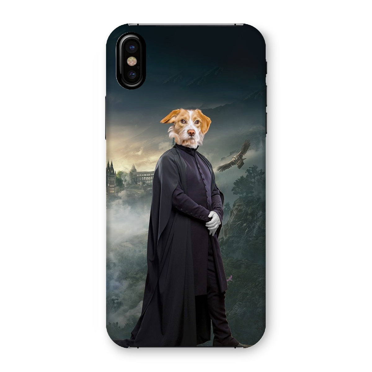 Pet Portraits | Professor Snape (Harry Potter Inspired): Custom Pet Phone Case | Paw & Glory