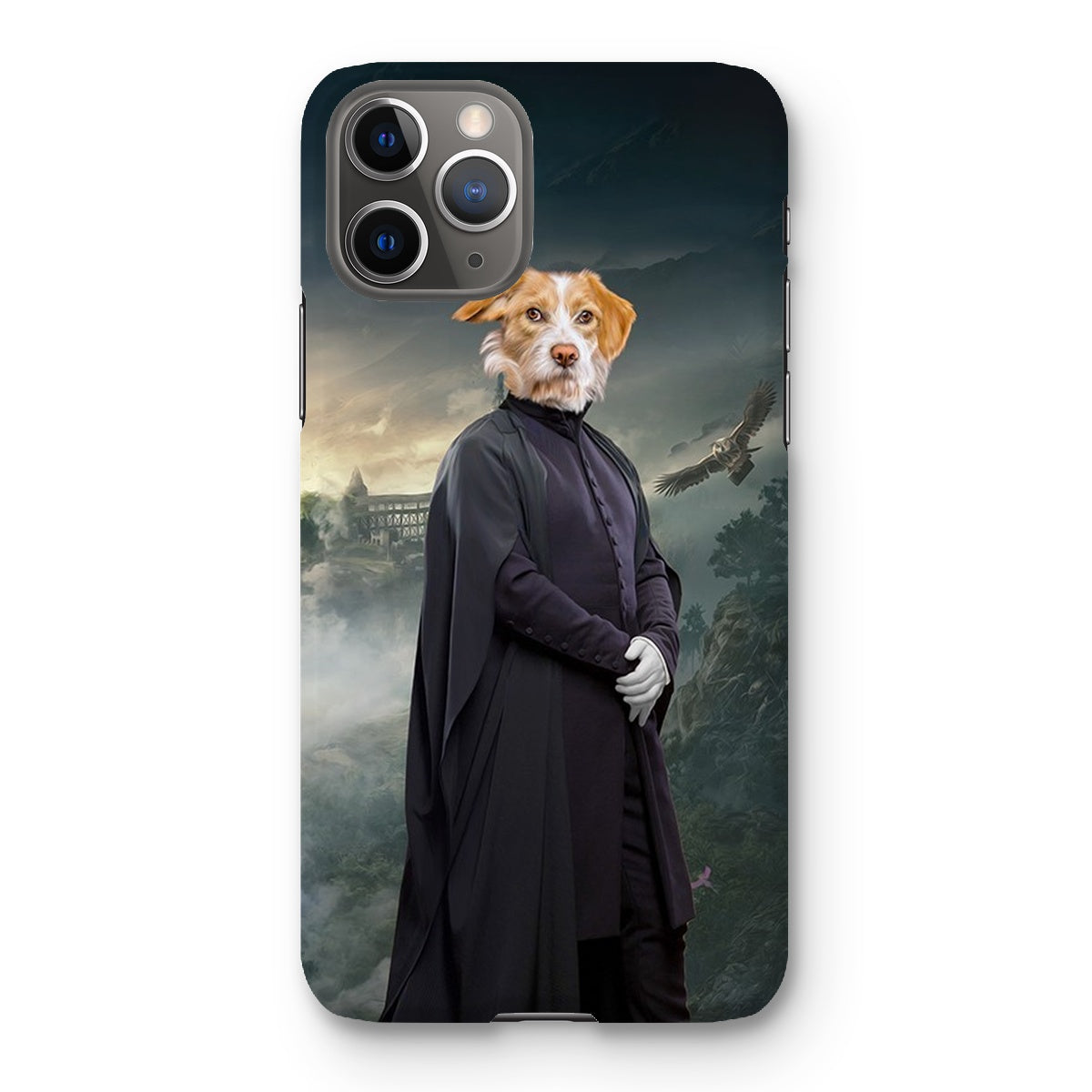 Pet Portraits | Professor Snape (Harry Potter Inspired): Custom Pet Phone Case | Paw & Glory