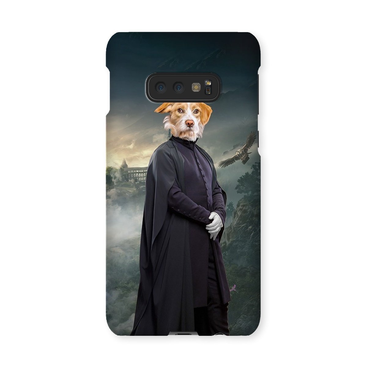 Pet Portraits | Professor Snape (Harry Potter Inspired): Custom Pet Phone Case | Paw & Glory