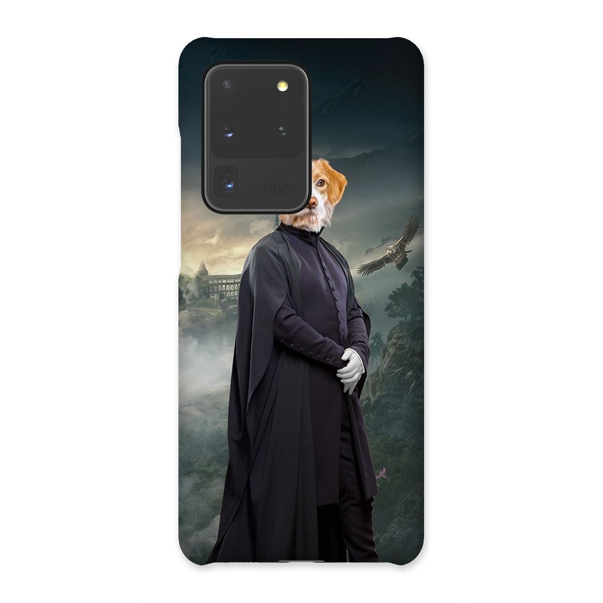 Pet Portraits | Professor Snape (Harry Potter Inspired): Custom Pet Phone Case | Paw & Glory