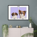 Puppy to Adult: Custom Modern Pet Portrait