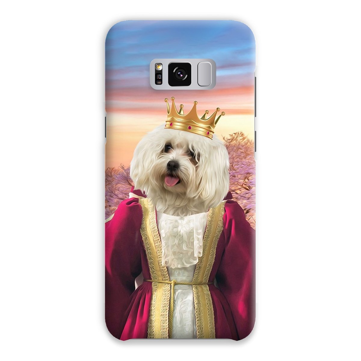 Queen Anne: Custom Pet Phone Case - Paw & Glory - Dog Portraits - Pet Portraits