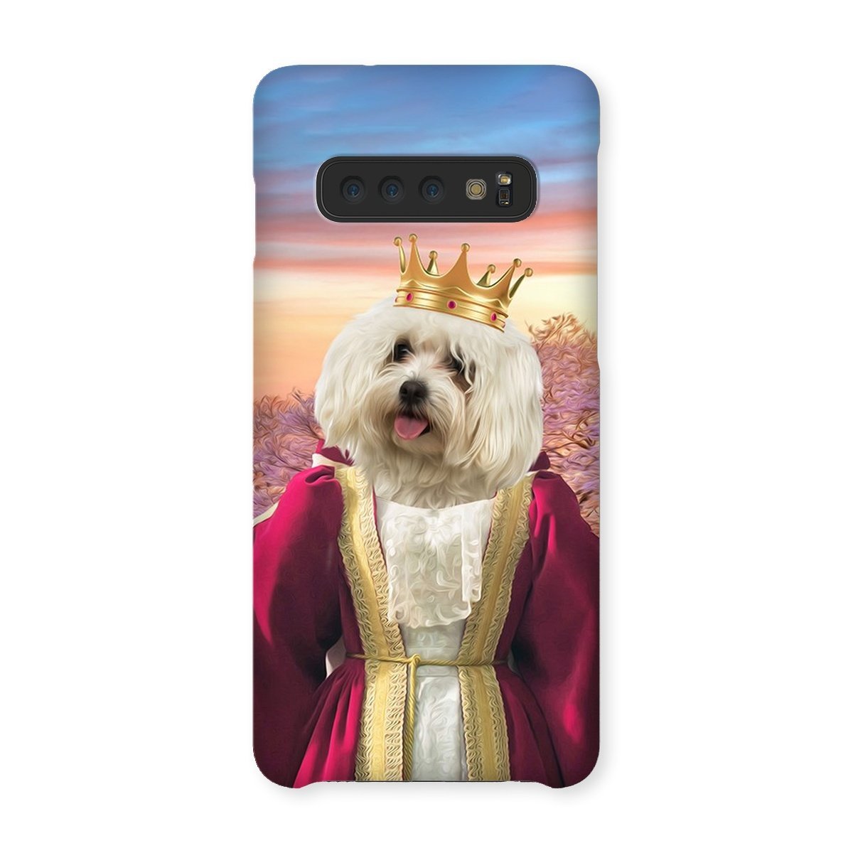 Queen Anne: Custom Pet Phone Case - Paw & Glory - Dog Portraits - Pet Portraits