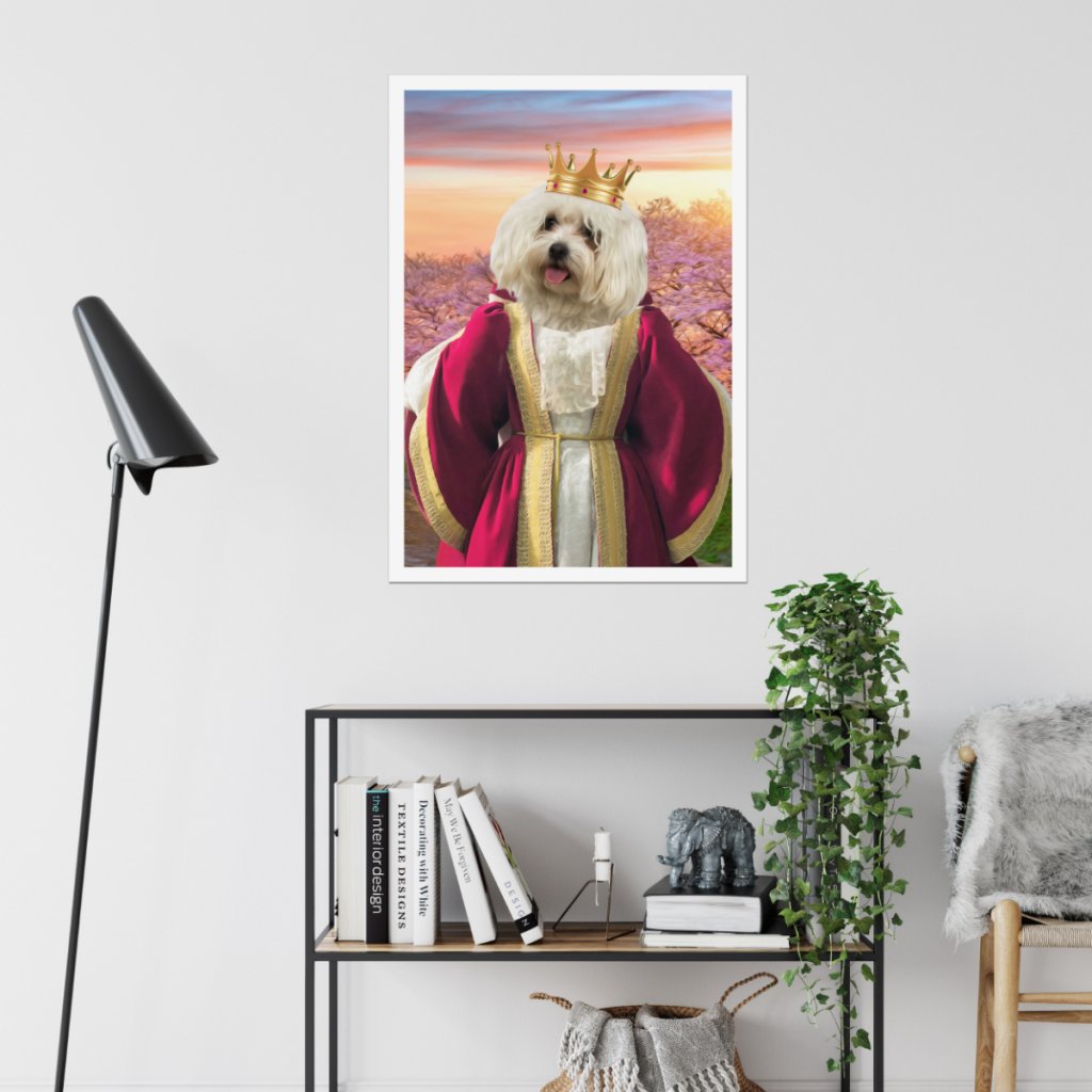 Queen Anne: Custom Pet Poster - Paw & Glory - Dog Portraits - Pet Portraits
