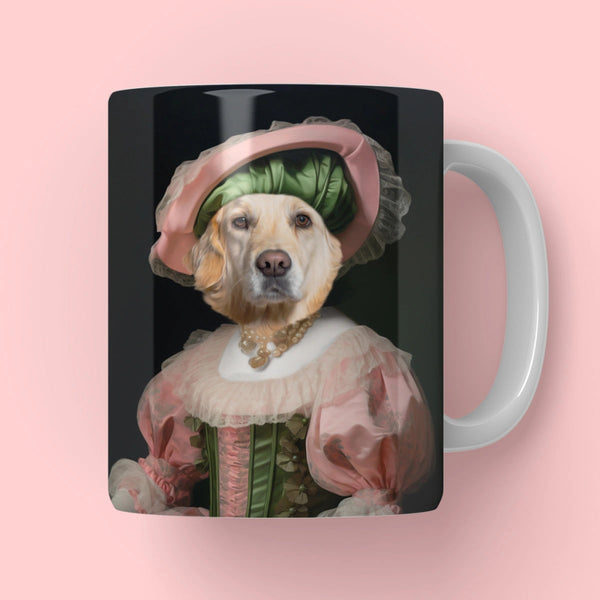 Queen Consort: Custom Pet Coffee Mug | royal pet portrait | Paw & Glory